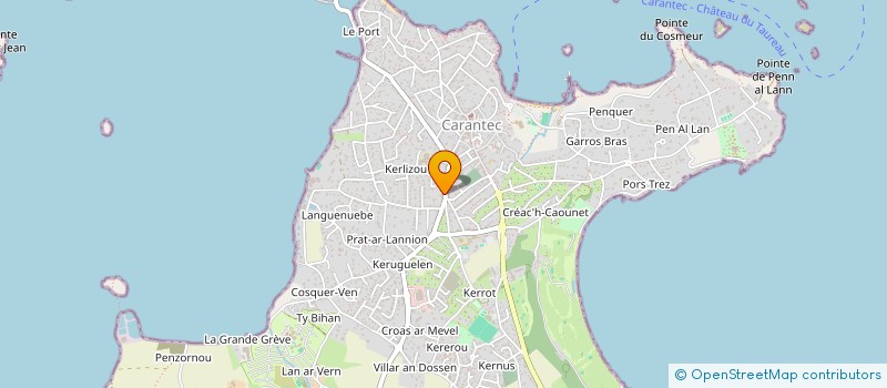 localisation de l'entreprise VIDOCQ  CARANTEC