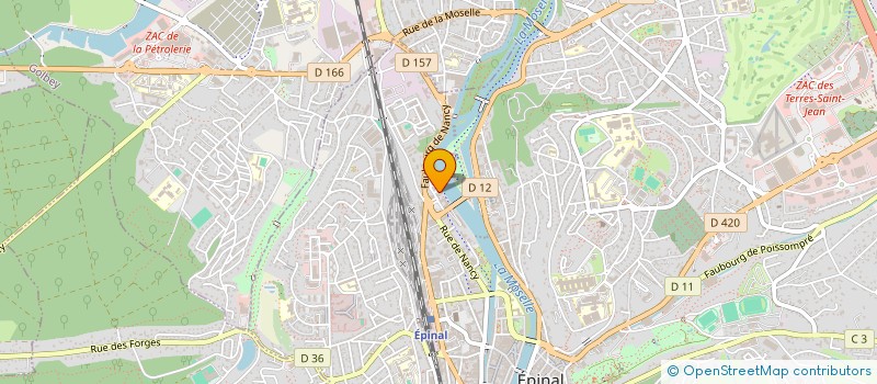 localisation de l'entreprise VIDOCQ à EPINAL