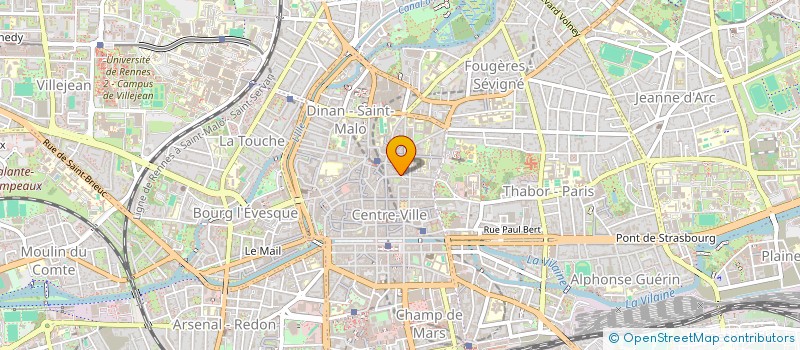 localisation de l'entreprise VIDOCQ  RENNES