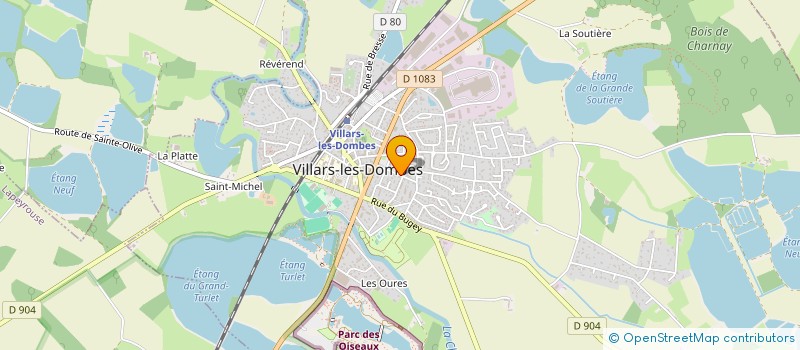 localisation de l'entreprise VIDOM à VILLARS-LES-DOMBES