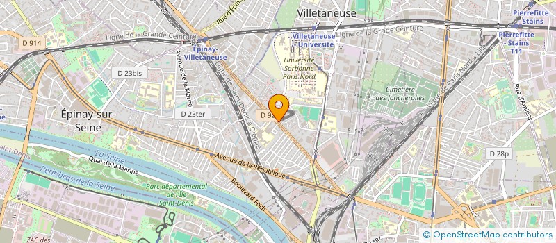 localisation de l'entreprise VIDOMASI à VILLETANEUSE