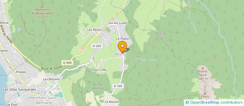 localisation de l'entreprise VIDONNE-LESSY  BLUFFY