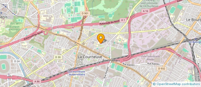 localisation de l'entreprise VIDPERE INVESTISSEMENT à LA COURNEUVE