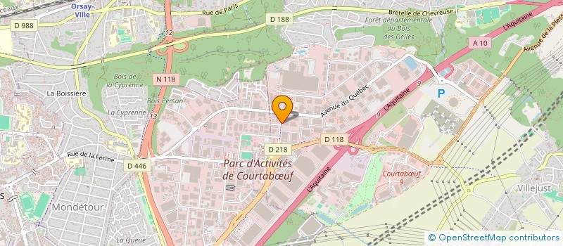 localisation de l'entreprise VIDYA EUROPE  VILLEBON-SUR-YVETTE