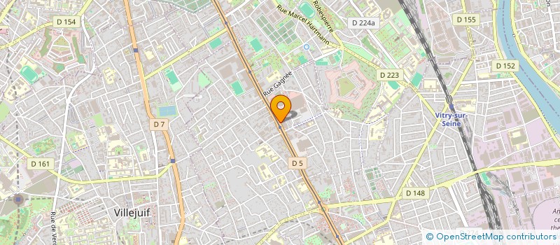 localisation de l'entreprise VIDZOKO  VITRY-SUR-SEINE