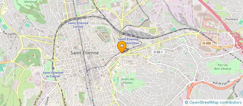localisation de l'entreprise VIE à SAINT-ETIENNE