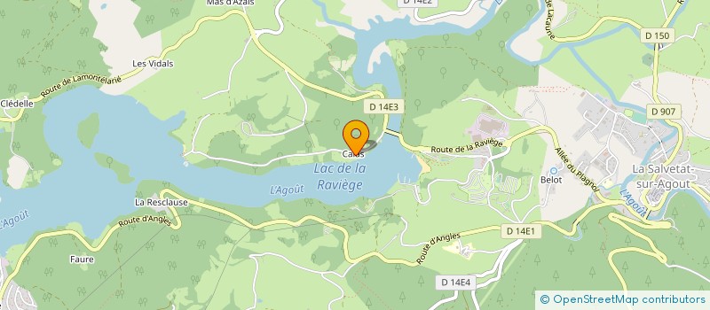 localisation de l'entreprise VIE  LA SALVETAT-SUR-AGOUT