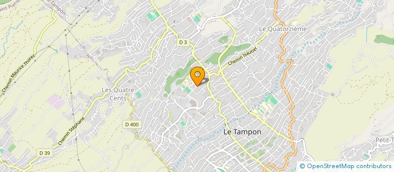 localisation de l'entreprise VIE ASSOCIATIVE DU GENIE URBAIN ET ENVIRONNEMENT  LE TAMPON