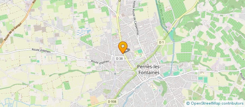 localisation de l'entreprise VIE & BOIS à PERNES-LES-FONTAINES