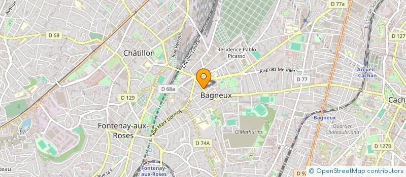 localisation de l'entreprise VIE CITOYENNE  BAGNEUX