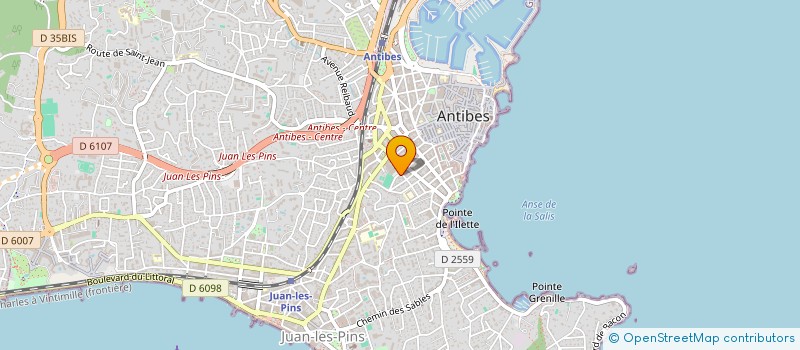 localisation de l'entreprise VIE D ' ARTISTES à ANTIBES