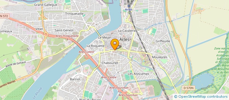 localisation de l'entreprise VIE D'ARTISTES  ARLES