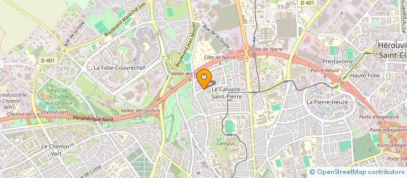 localisation de l'entreprise VIE D'ICI à CAEN