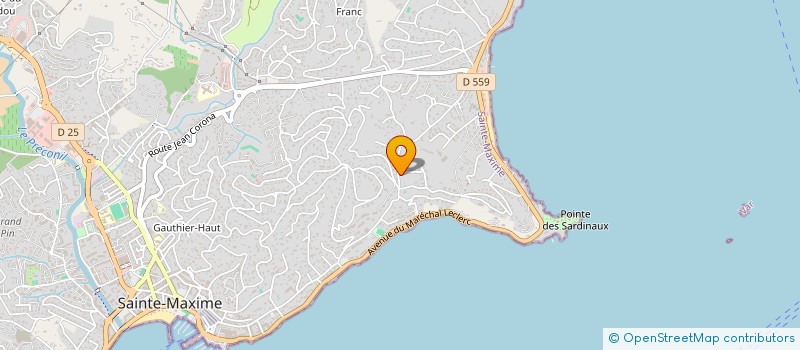 localisation de l'entreprise VIE DE REVE à SAINTE-MAXIME