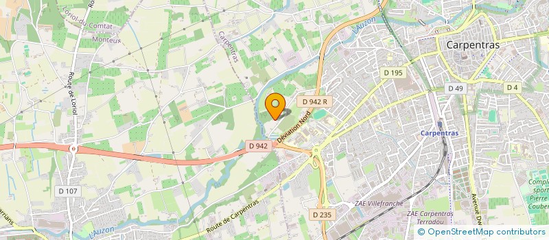 localisation de l'entreprise VIE DE SPORTS à CARPENTRAS