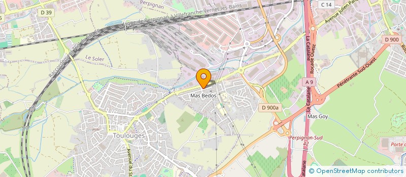 localisation de l'entreprise VIE ECODECO  PERPIGNAN