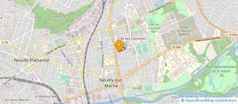 localisation de l'entreprise VIE EN FORME à NEUILLY-SUR-MARNE