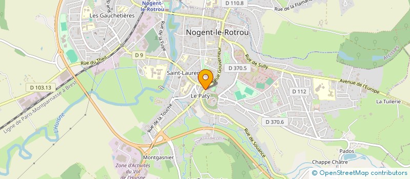 localisation de l'entreprise VIE ET ANIMATION AU PATY à NOGENT-LE-ROTROU