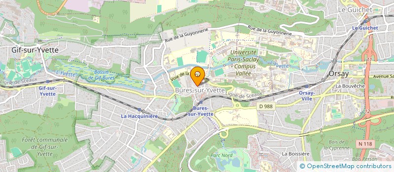 localisation de l'entreprise VIE ET JOIE AU SERVICE DE L'ENFANCE  BURES SUR YVETTE
