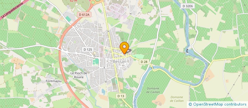 localisation de l'entreprise VIE ET LUMIERE  BESSAN