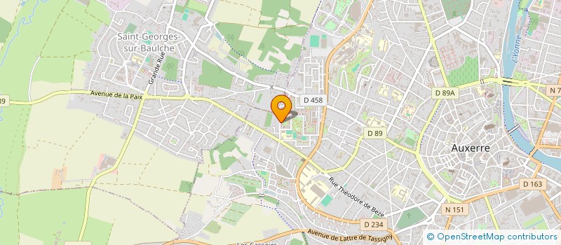 localisation de l'entreprise VIE ET PARTAGE à AUXERRE