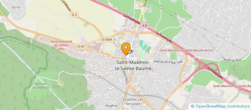 localisation de l'entreprise VIE ET PASSION à SAINT-MAXIMIN-LA-SAINTE-BAUME