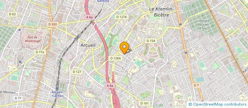 localisation de l'entreprise VIE FETE ET RENCONTRE SUR LE HAUT BICETRE  LE KREMLIN-BICETRE