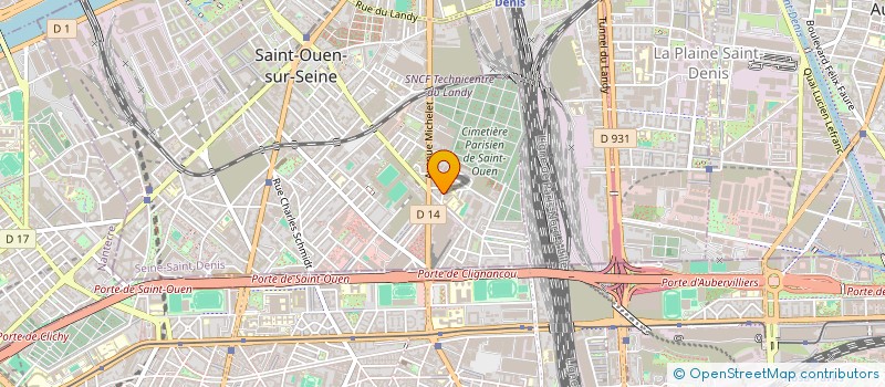 localisation de l'entreprise VIE-FRANCE à SAINT-OUEN-SUR-SEINE
