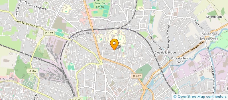 localisation de l'entreprise VIE LIBRE à NEVERS