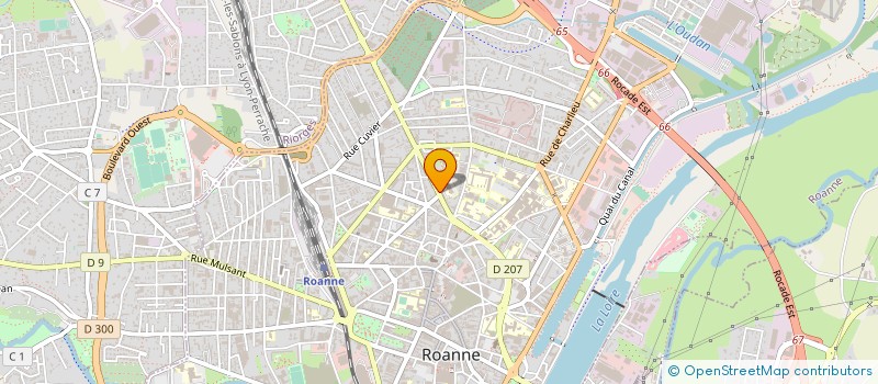 localisation de l'entreprise VIE LIBRE BUVETTE à ROANNE