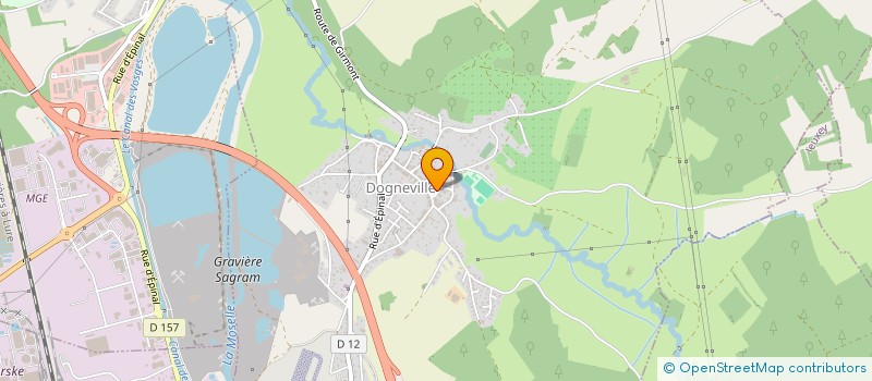 localisation de l'entreprise VIE PAROISSIALE  DOGNEVILLE