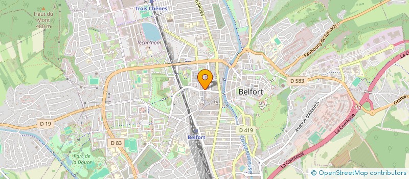 localisation de l'entreprise VIE PETROLUM TECHNOLOGY  BELFORT