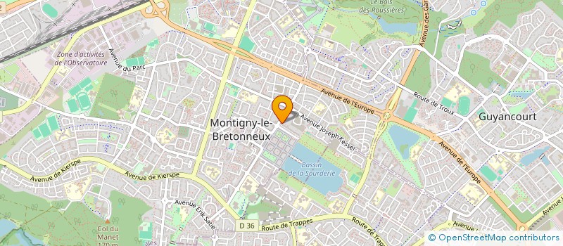 localisation de l'entreprise VIE PRATIQUE ST QUENTIN à MONTIGNY-LE-BRETONNEUX