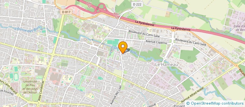 localisation de l'entreprise VIE SAINE-SPORT à PAU