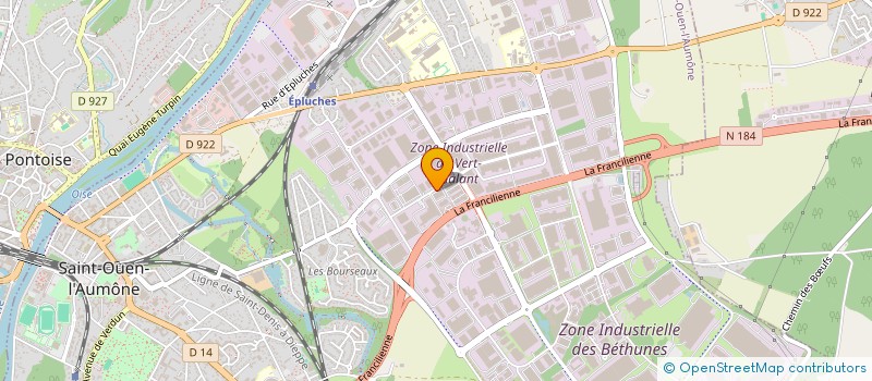 localisation de l'entreprise VIE TRANSPORT  SAINT-OUEN-L'AUMONE