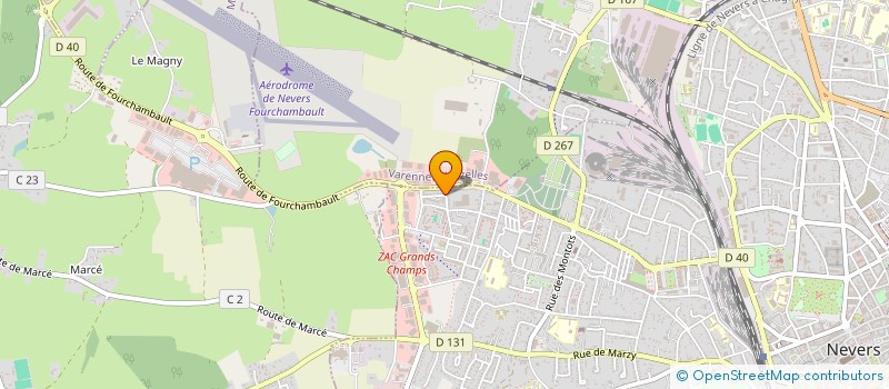 localisation de l'entreprise VIE VACANCES à NEVERS