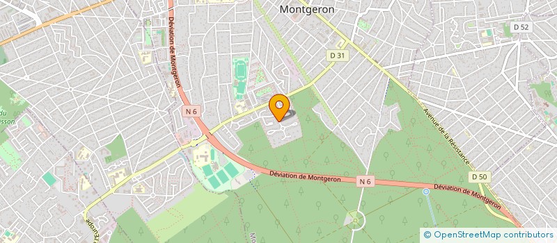 localisation de l'entreprise VIE VISIO INTERNAT EVANGELISAT à MONTGERON