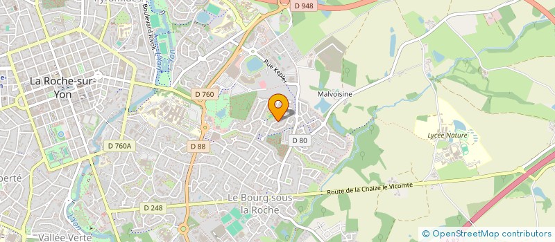 localisation de l'entreprise VIE VOYAGE INTERIEUR EXTERIEUR à LA ROCHE-SUR-YON