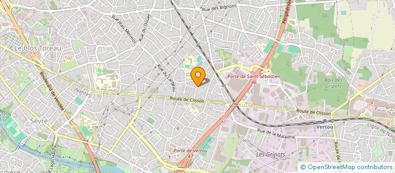 localisation de l'entreprise VIECALLOG  SAINT-SEBASTIEN-SUR-LOIRE