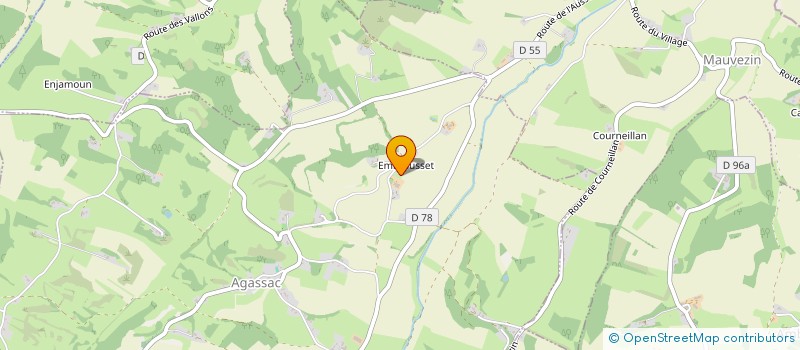 localisation de l'entreprise VIEDAN  AGASSAC