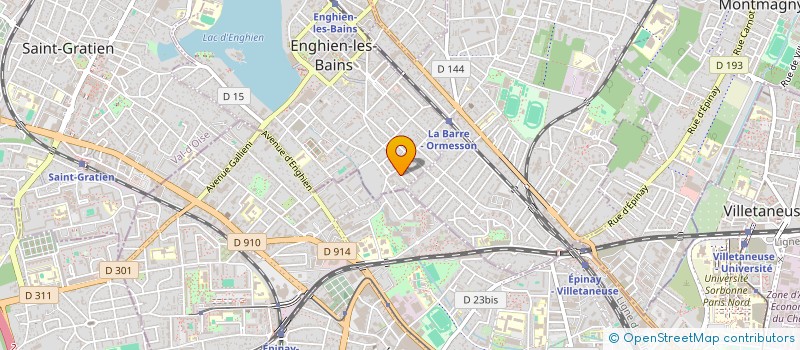 localisation de l'entreprise VIEGAS à ENGHIEN-LES-BAINS