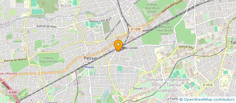 localisation de l'entreprise VIEGAS à PESSAC
