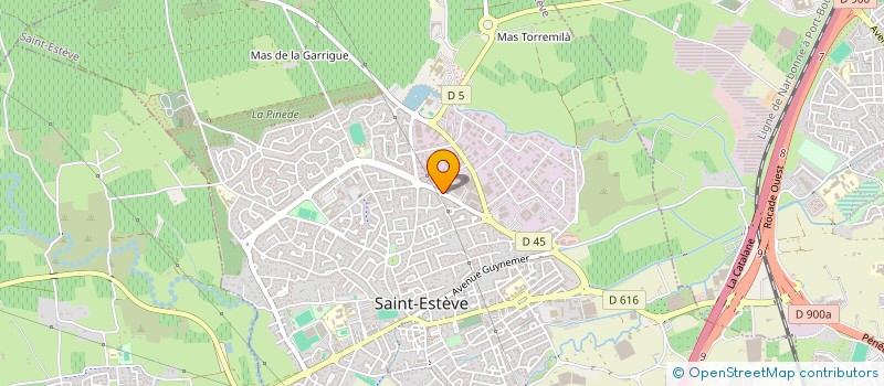 localisation de l'entreprise VIEGAS CONSTRUCTION  SAINT-ESTEVE
