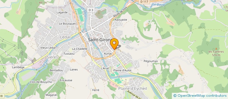 localisation de l'entreprise VIEGAS ET FILS à SAINT-GIRONS
