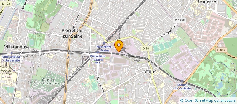 localisation de l'entreprise VIEGAS SARL à STAINS