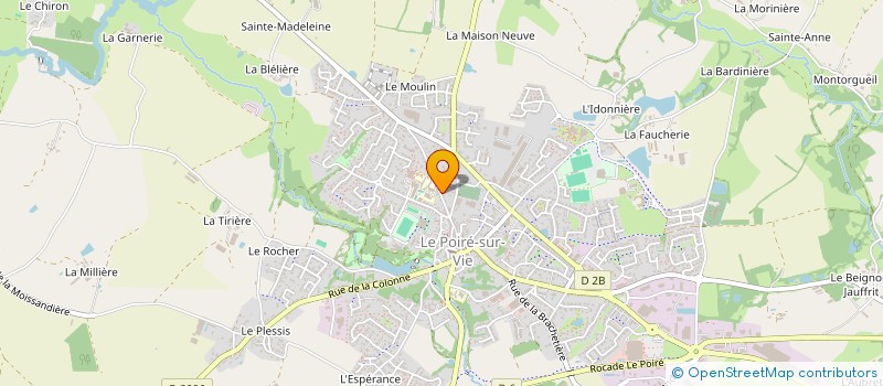 localisation de l'entreprise VIEGILLES  LE POIRE-SUR-VIE