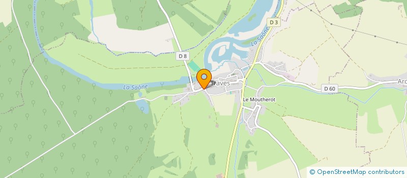 localisation de l'entreprise VIEILLARD ET FILS  TRAVES