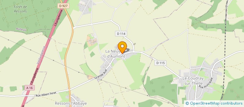 localisation de l'entreprise VIEILLE ALLIANCE  LA DRENNE