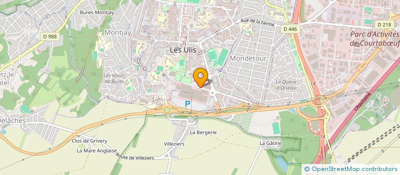 localisation de l'entreprise VIEILLE ET CIE à LES ULIS