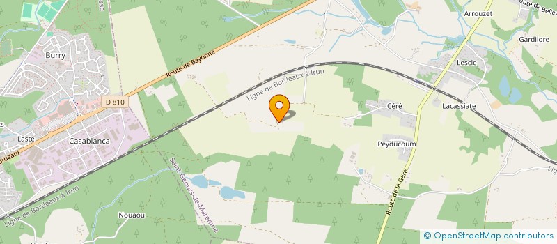 localisation de l'entreprise VIEILLE HOUSE  SAINT-GEOURS-DE-MAREMNE